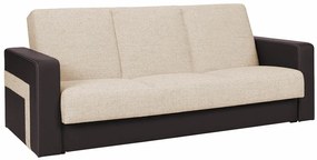 Καναπές κρεβάτι Providence C103, Αριθμός θέσεων: 3, Αποθηκευτικός χώρος, Ανοιχτό καφέ, 88x222x97cm, 77 kg, Πόδια: Ξύλο | Epipla1.gr