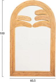 ΚΑΘΡΕΠΤΗΣ ΤΟΙΧΟΥ REFLECT HM4367 ΦΥΣΙΚΟ RATTAN 60x4,5x100Υεκ.