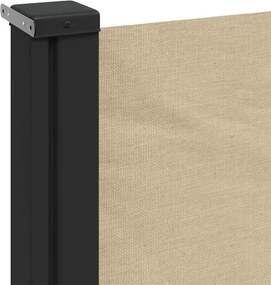 vidaXL Σκίαστρο Πλαϊνό Συρόμενο Μπεζ 180 x 600 εκ.