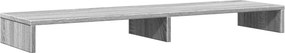 vidaXL Βάση Οθόνης Γκρι Sonoma 100x27x10 εκ. από Επεξεργασμένο Ξύλο
