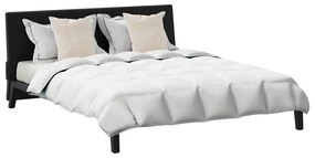 vidaXL Σετ Παπλωμάτων με μαξιλάρι 3 pcs Λευκό Φτέρος