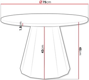 Τραπεζάκι σαλονιού Elipse-Mauro Marmaro