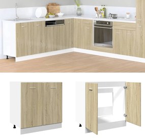 vidaXL Κάτω Ντουλάπι Lyon Sonoma Δρυς 80 x 46 x 81,5 εκ. Επεξ. Ξύλο