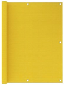 Διαχωριστικό Βεράντας Κίτρινο 120 x 400 εκ. από HDPE