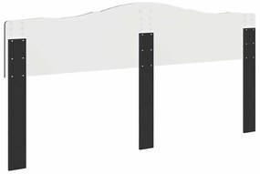 vidaXL Κεφαλάρι Μαύρη Οξυά 180 cm Επεξεργασμένο ξύλο