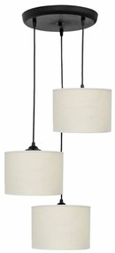 Φωτιστικό Οροφής Τρίφωτο Heronia 14-0152 Cream