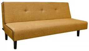 ΚΑΝΑΠΕΣ-ΚΡΕΒΑΤΙ Fylliana Flipzy ΚΙΤΡΙΝΟ ΥΦΑΣΜΑ 170x78x85εκ 831-225-004