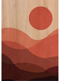 Desert Sunset πίνακας διακόσμησης ξύλου L (21665) - MDF - 21665