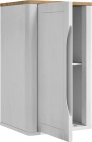 vidaXL Ντουλάπα τοίχου μπάνιου FLORO Λευκό 35 x 30 x 60 cm