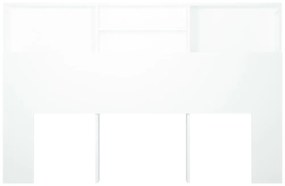 Κεφαλάρι Με Αποθηκευτικό Χώρο Λευκό 160 x 19 x 103,5 εκ. - Λευκό