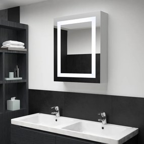 Ντουλάπι Μπάνιου με Καθρέφτη και Φωτισμό LED 50 x 13 x 70 εκ.