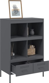 vidaXL Ντουλάπι Ανθρακί 68x39x101,5 εκ. από Χάλυβα
