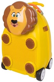 Παιδική Βαλίτσα Zoolittle Trolly Lion με Τουβλάκια