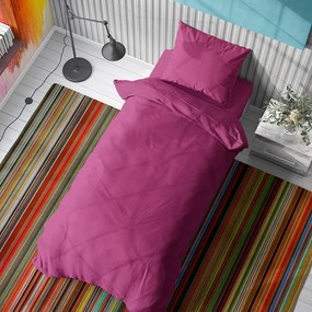 Σεντόνια Παιδικά Solid 499 (Σετ 2τμχ) Fuchsia DimCol Μονό 160x240cm 100% Βαμβάκι