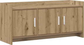 vidaXL Ντουλάπι TV 102 x 33 x 47 εκ Artisan Δρυς Επεξεργασμένο Ξύλο