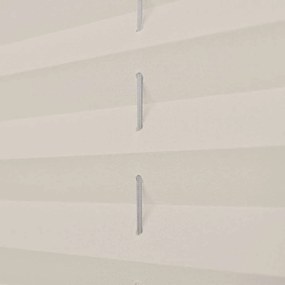 vidaXL Πλισέ ρόλερ σκίασης 60x100cm Κρεμ