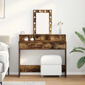 vidaXL Τραπέζι περιποίησης Καφέ 100 x 41 x 140 εκ. Επεξεργασμένο ξύλο