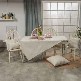 Τραπεζομάντηλο Aragona 11 Beige Teoran 135X180cm Cotton-Polyester