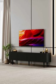 Έπιπλο Τηλεόρασης Μαύρο CLORAME 160x29x20