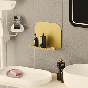 Ράφι Τοίχου Χρυσό SHORT 28x12x23