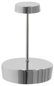 Επαναφορτιζόμενο Επιτραπέζιο Φωτιστικό LED Swap Mini H14,8 Φ10 Zafferano-LD1011C3-Χρώμιο LD1011C3