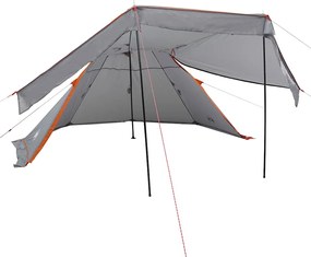 vidaXL Σκηνή Κάμπινγκ Tipi 5 Ατόμων Αδιάβροχη Γκρι