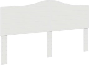 vidaXL Σκελετός Κρεβατιού Λευκό 200 x 200 cm Στερεά ξυλεία πεύκου