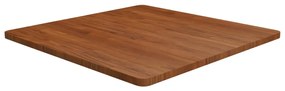 vidaXL Επιφάνεια Τραπεζιού Τετράγωνη Σκ. Καφέ 80x80x2,5 εκ. Ξύλο Δρυς