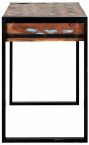vidaXL Γραφείο Πολύχρωμο 100 x 50 x 75 cm Μασίφ ανακυκλωμένο ξύλο