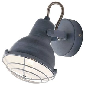 Φωτιστικό Τοίχου - Απλίκα I-Cuba-AP1 Grey Luce Ambiente Design Metal