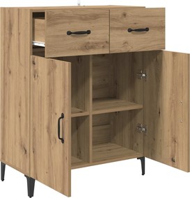 vidaXL Πλαϊνό γραφείο Artisan Oak 69,5 x 34 x 90 εκ.