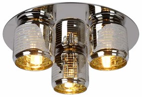 Φωτιστικό Οροφής Lucide 70184-03-11 ERYN Χρώμιο (Chrome)|Χρυσό Χρώμα (Gold Coloured)