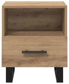 vidaXL Κομοδίνο 2 pcs Artisan Oak 40 x 35 x 47,5 εκ Επεξεργασμένο ξύλο