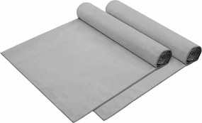 vidaXL Πετσέτες ξαπλώστρας 2 pcs Σκούρο γκρι 210 x 75 cm