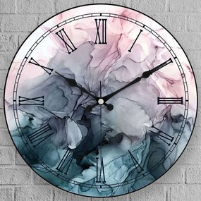 Ρολόι Τοίχου 902LMN1232 Φ36cm Multi Wallity Glass