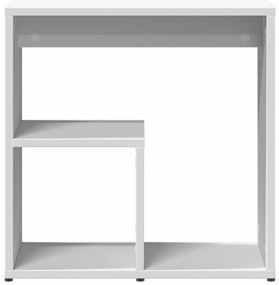 vidaXL Τραπέζι Βοηθητικό Λευκό 50 x 30 x 50 εκ. από Επεξεργασμένο Ξύλο