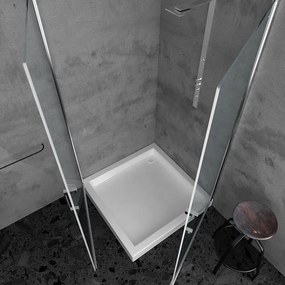 Orabella Door Square 90x90x190 Clear - Τετράγωνη Καμπίνα Ανοιγόμενη