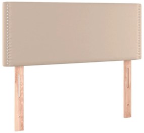Κεφαλάρι Κρεβατιού Καπουτσίνο 100x5x78/88 εκ. Συνθετικό Δέρμα - Καφέ