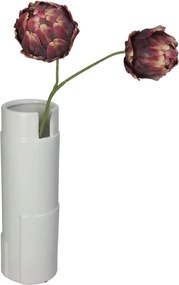 Βάζο ArteLibre Λευκό Κεραμικό 10x10x30cm