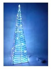 Επιδαπέδιο Χριστουγεννιάτικο Φωτιστικό LED IP44 RGB Διάφανο 27-24001641 Panagoulas-27-24001641-Διάφανο 27-24001641