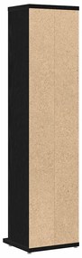 ντουλάπι CD Μαύρη δρυς 21x20x88 cm Κατασκευασμένο ξύλο - Μαύρο