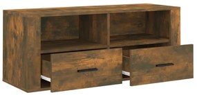 vidaXL Έπιπλο Τηλεόρασης Καπνιστή Δρυς 100x35x40 εκ. Επεξ. Ξύλο