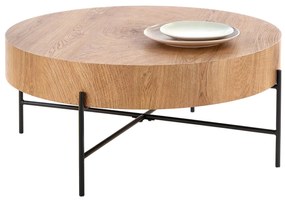 BROKLYN c. table natural oak / black DIOMMI V-CH-BROOKLYN-LAW