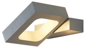 Απλίκα Φωτιστικό Τοίχου LED 6W 3000K Αλουμινίου CYCLOP 14,5X13X3CM ACA-ZD80856LEDGY-Γκρι ZD80856LEDGY