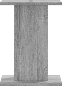 vidaXL Βάσεις Φυτών 2 Τεμ. Γκρι Sonoma 30x30x40 εκ. Επεξεργασμένο Ξύλο