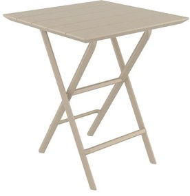 HELEN TAUPE 60Χ60X74εκ. ΤΡΑΠΕΖΙ ΠΤΥΣ/ΝΟ ΠΟΛ/ΝΙΟΥ