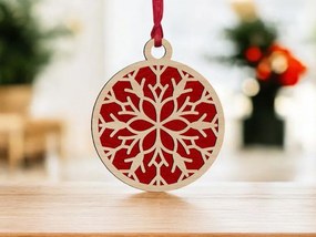 Intra απο ξύλο plywood 3mm-4mm πάχος – Στολίδι για χριστουγεννιάτικο δέντρο δύο στρώσεων 25x30 cm INTRAVECTRY-MY551870