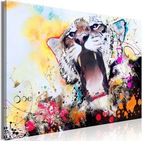 Πίνακας - Tiger's Roar (1 Part) Wide - 90x60