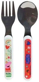 Κουτάλι & Πιρούνι Παιδικό (Σετ 2Τμχ) Peppa Pig 006108 Multi Ango 2 τμχ Polypropylene