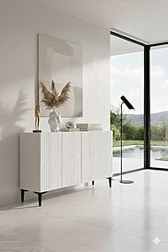 Console Zeynep 120 - White White